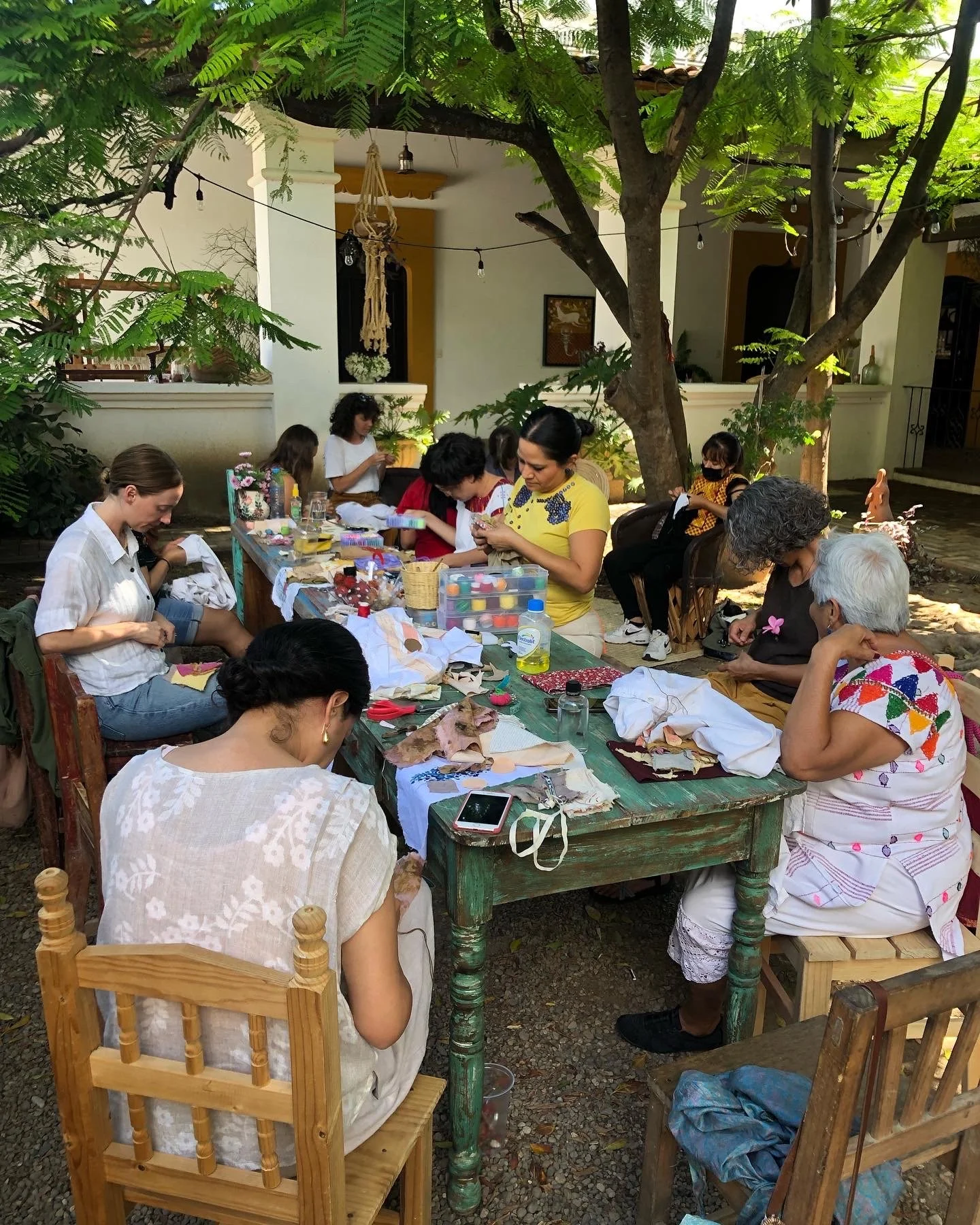 Collaging on garments workshop 2022.JPG