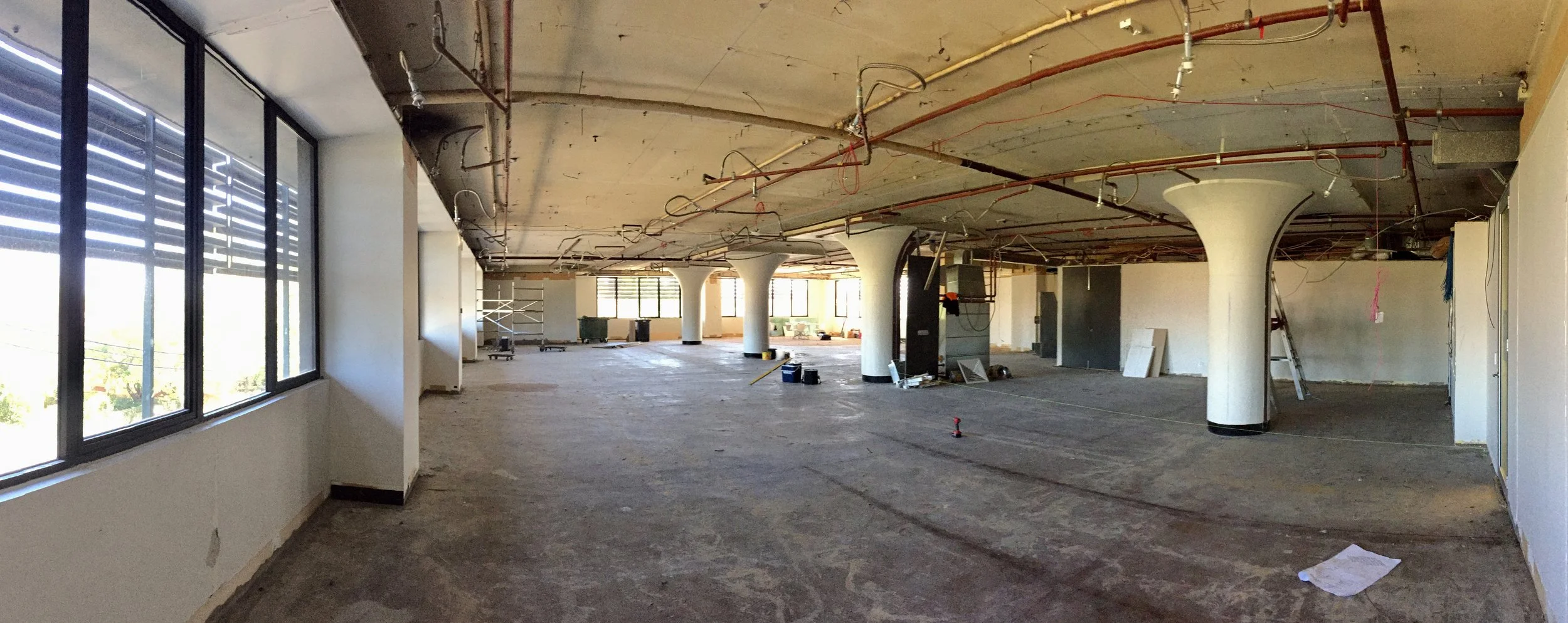 Strip-out of Woolcock level 3 in preparation for new Lung Cancer Research Centre