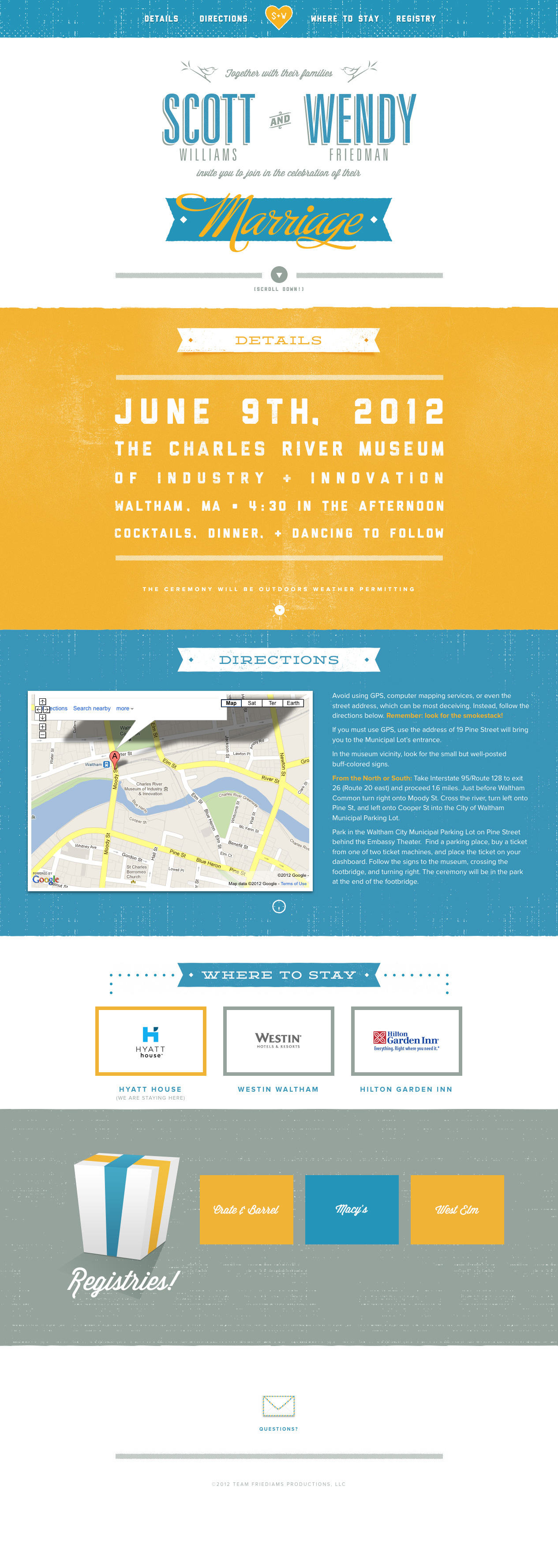 Wedding Website