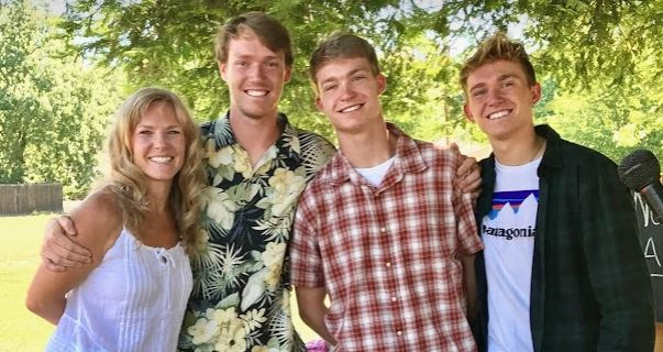 Miss Lainie and her threee boys, Alec, seth & Clay,