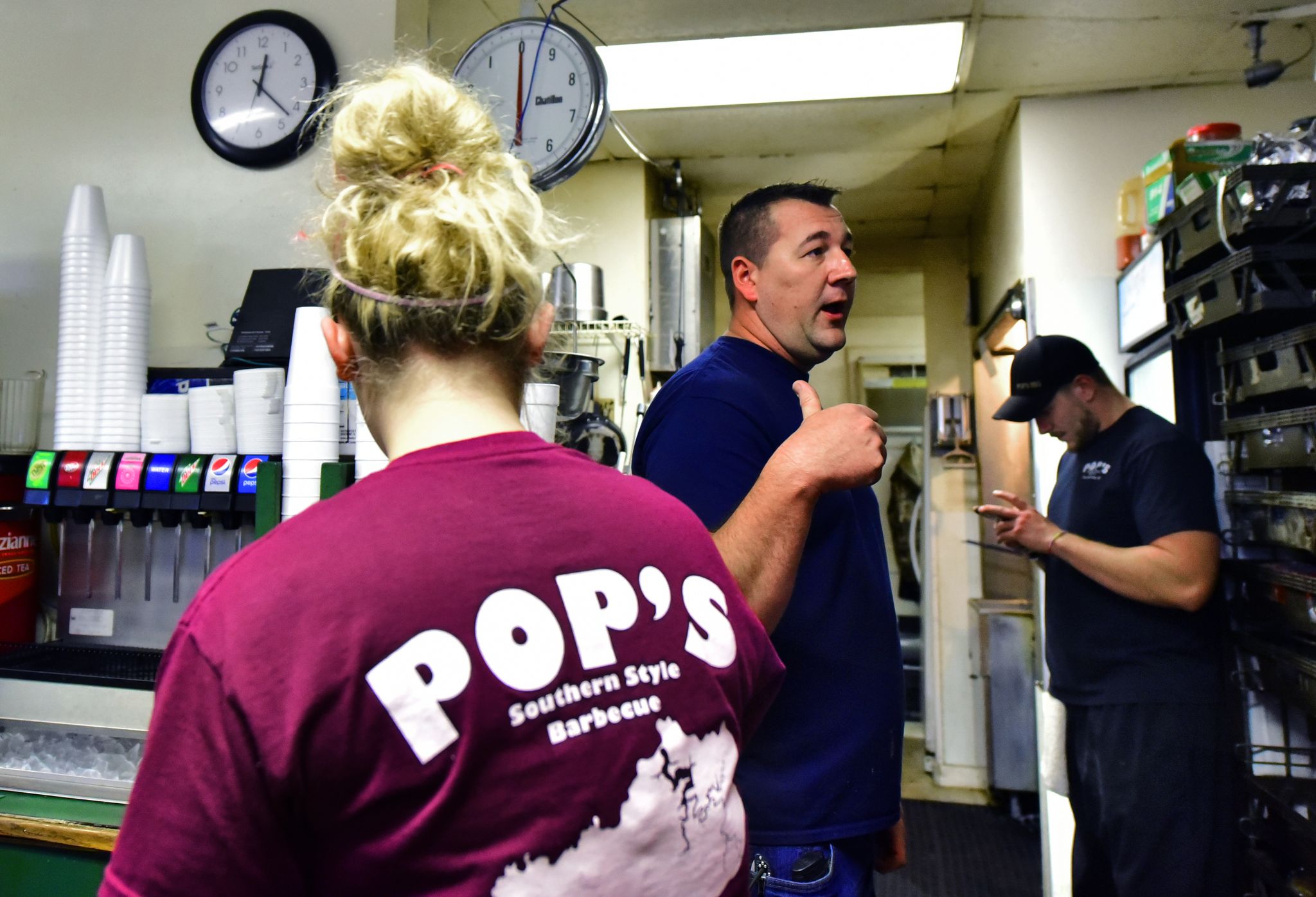 Adam has full-time and part-time staff that typically come back the following year.