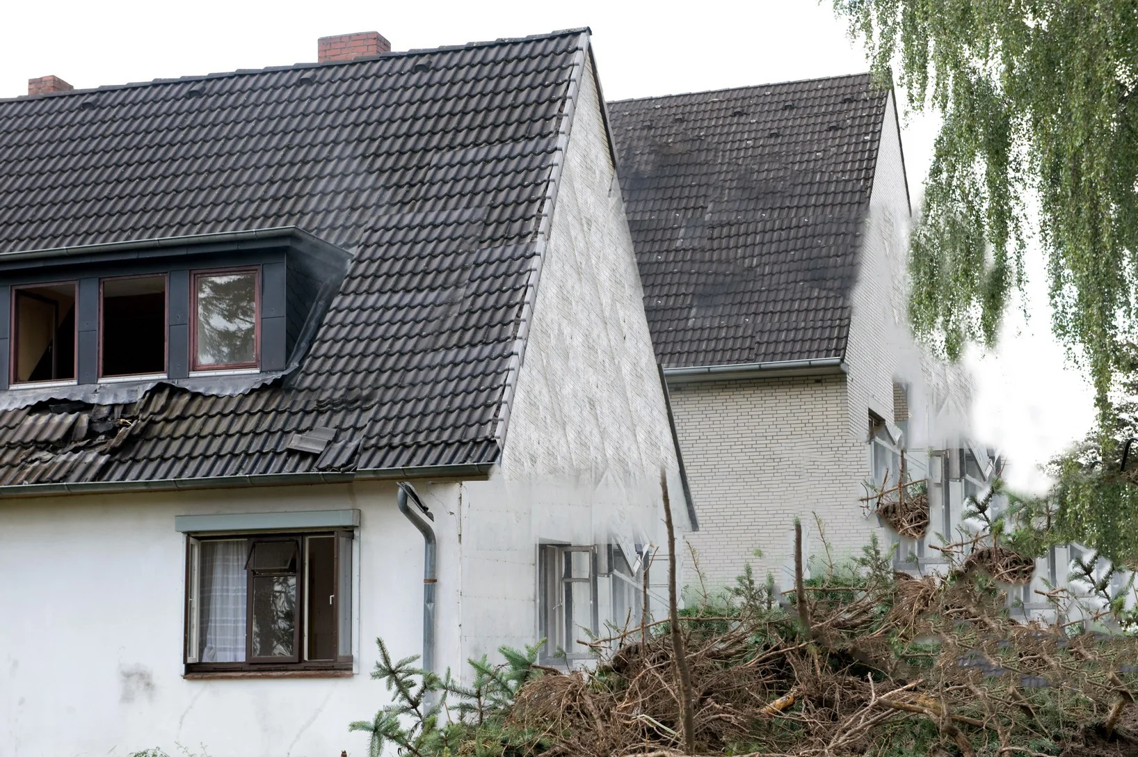 Recognise this image? Well, chances are that you've seen it quite a few times already. Maybe not this exact photo; as this is Home Demolitions' attempt to photoshop the excavator demolishing the house out of the image.