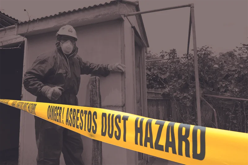 Asbestos fibres can lead to serious health problems if inhaled so it is important asbestos is removed safely by a trained professional.