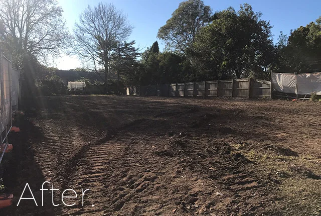 Narellan after demolition, NSW, 2567