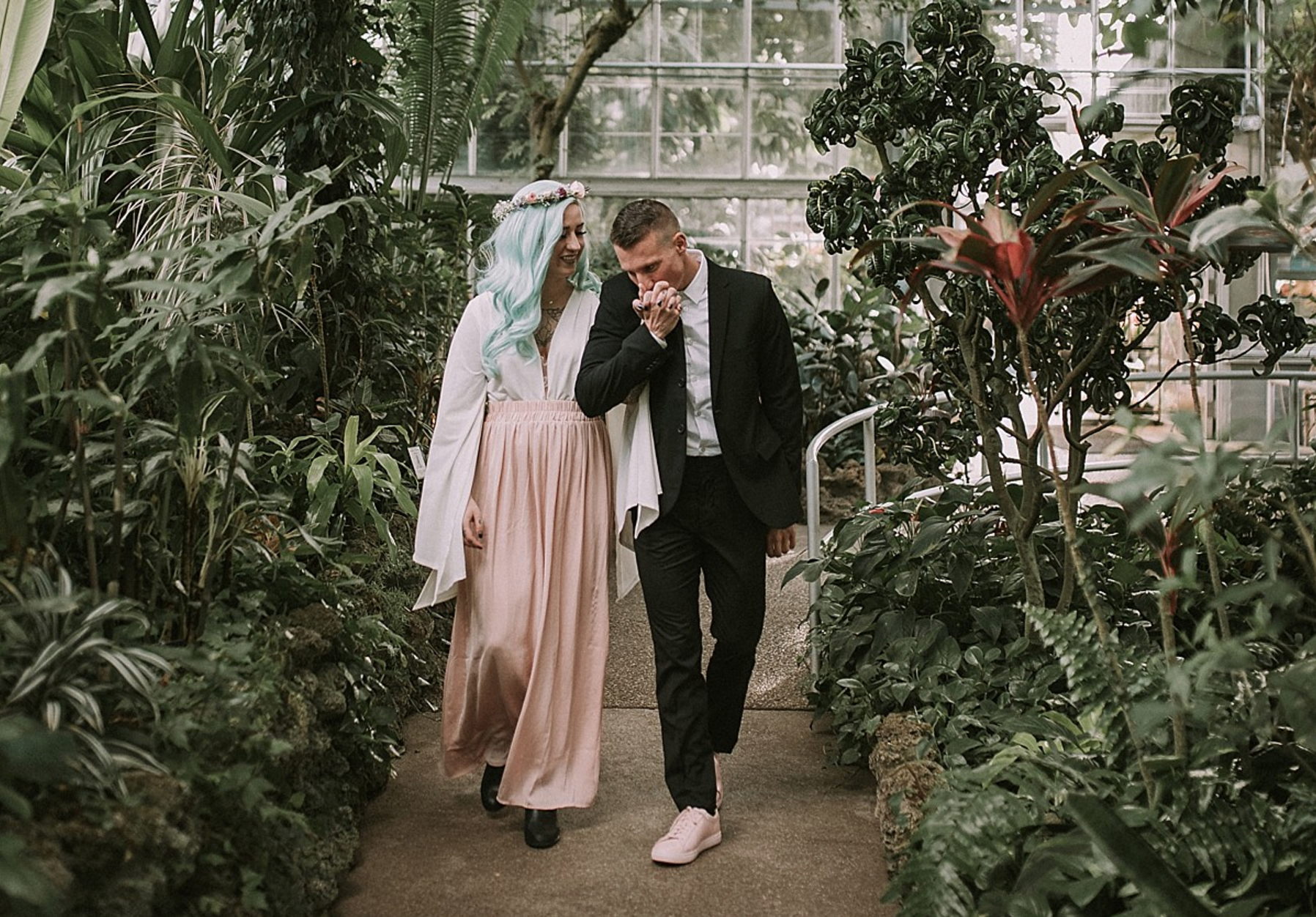 Annie + Corben | Krohn Conservatory Cincinnati Ohio Wedding