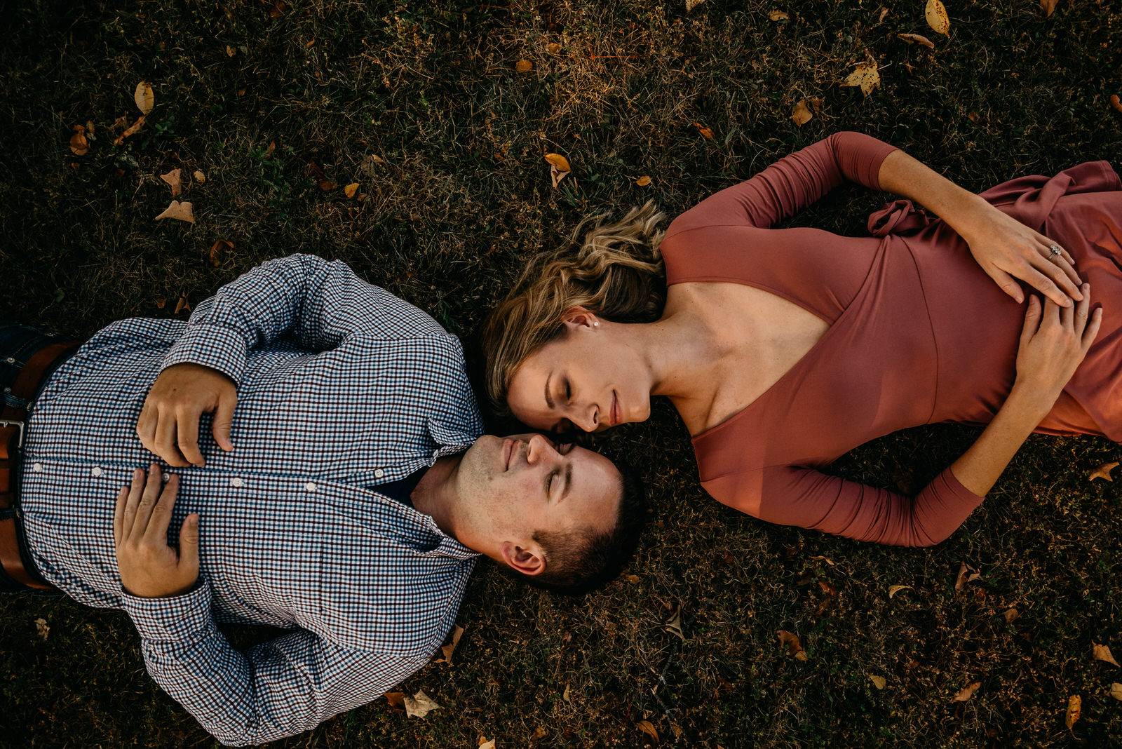 Ben + Emily | A Newport Kentucky Engagement In Devou Park.