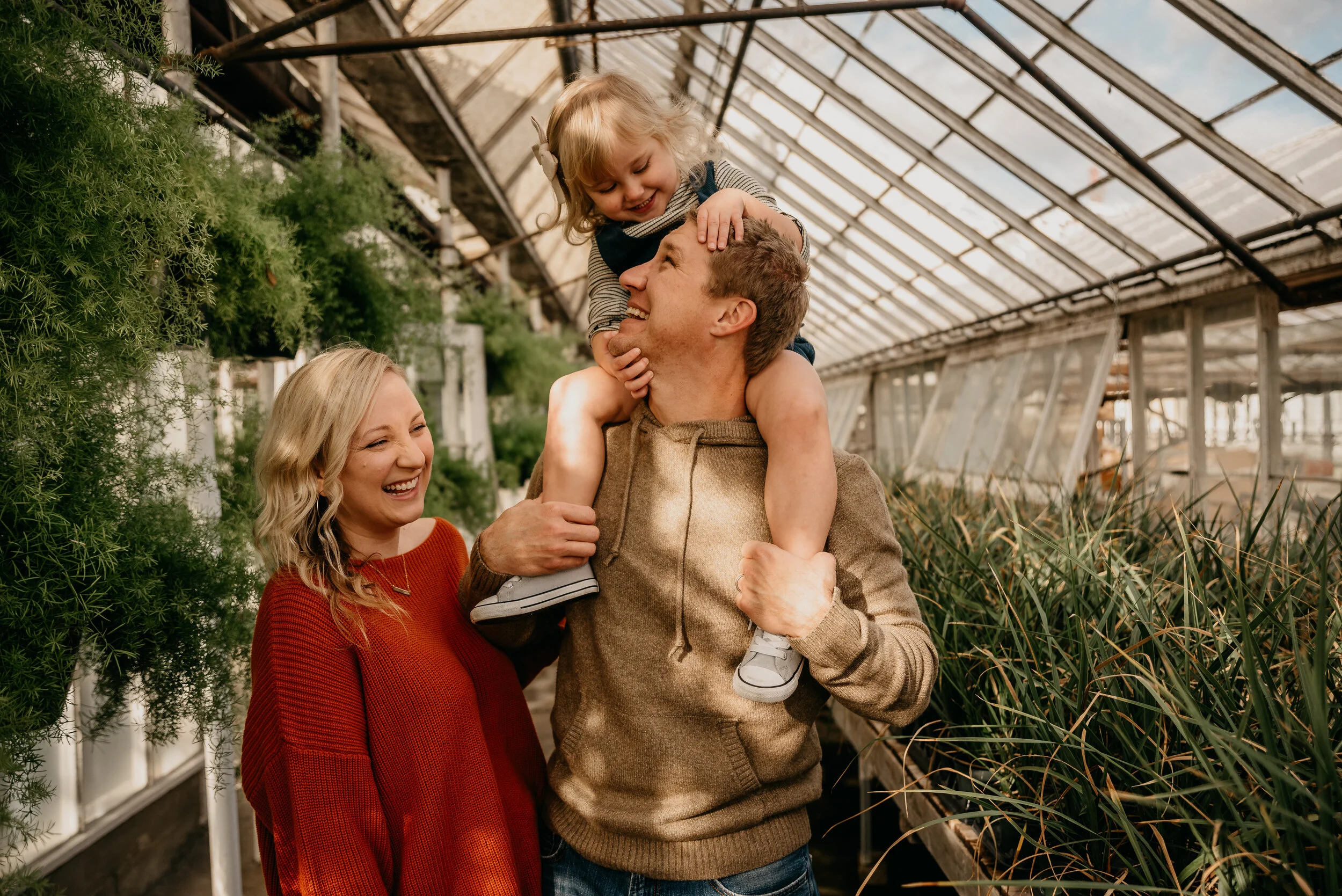 Greenhouses + Giggles with the Prossers