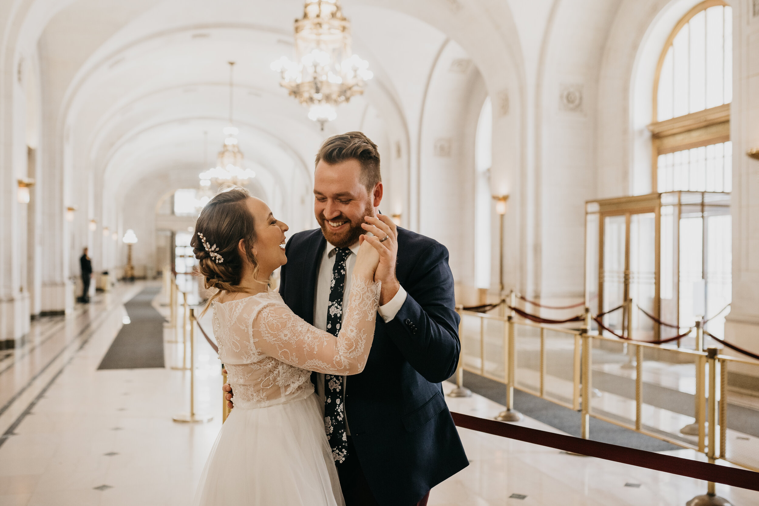 Geoff + Audrey's Courthouse Wedding