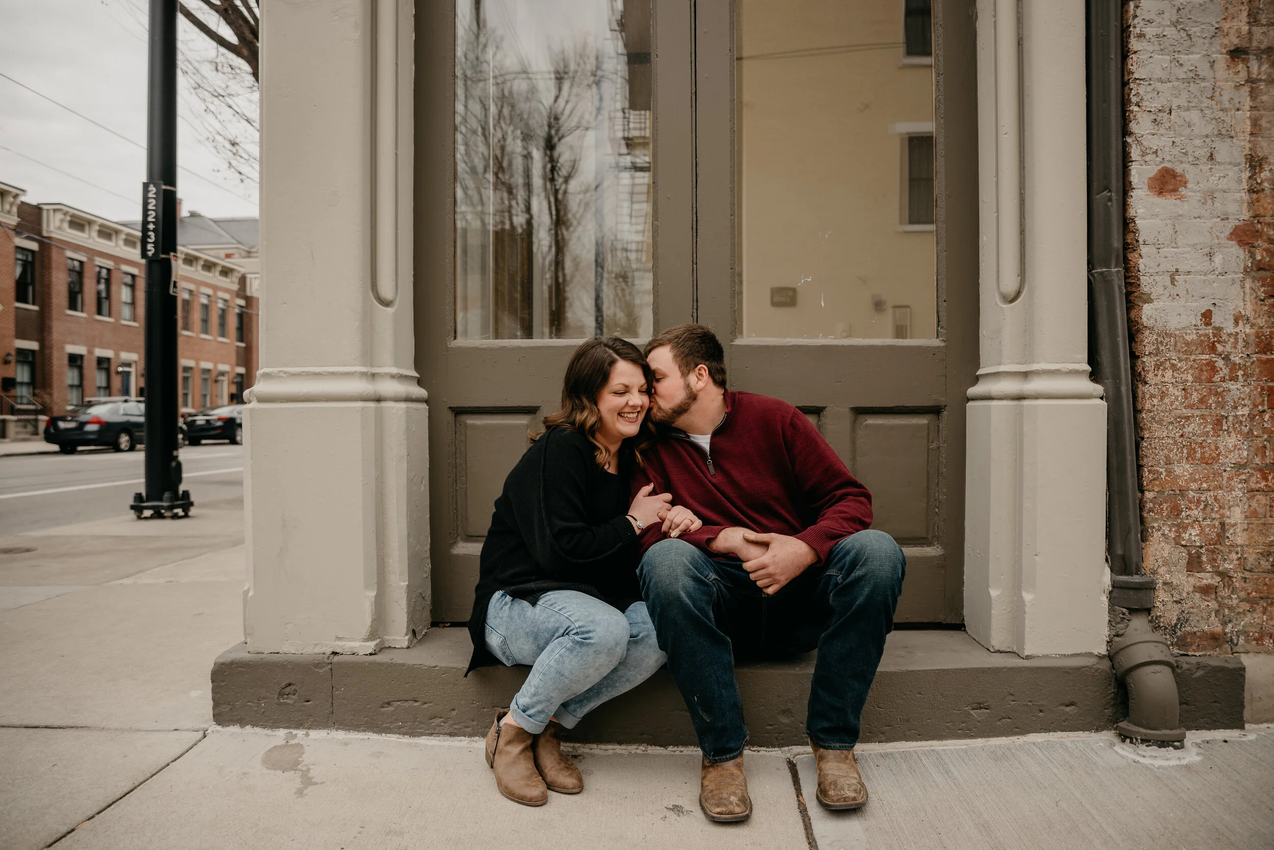 Love in the City | Mikala + Ben Engagement Session in OTR