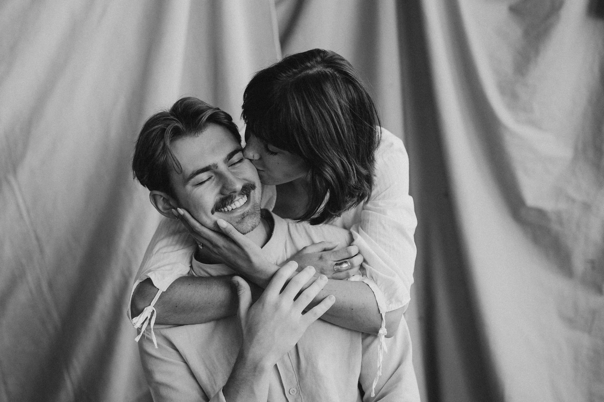  An Intro Into Our New Studio | Jess + Jared's Studio Engagement Session | Cincinnati, Ohio
