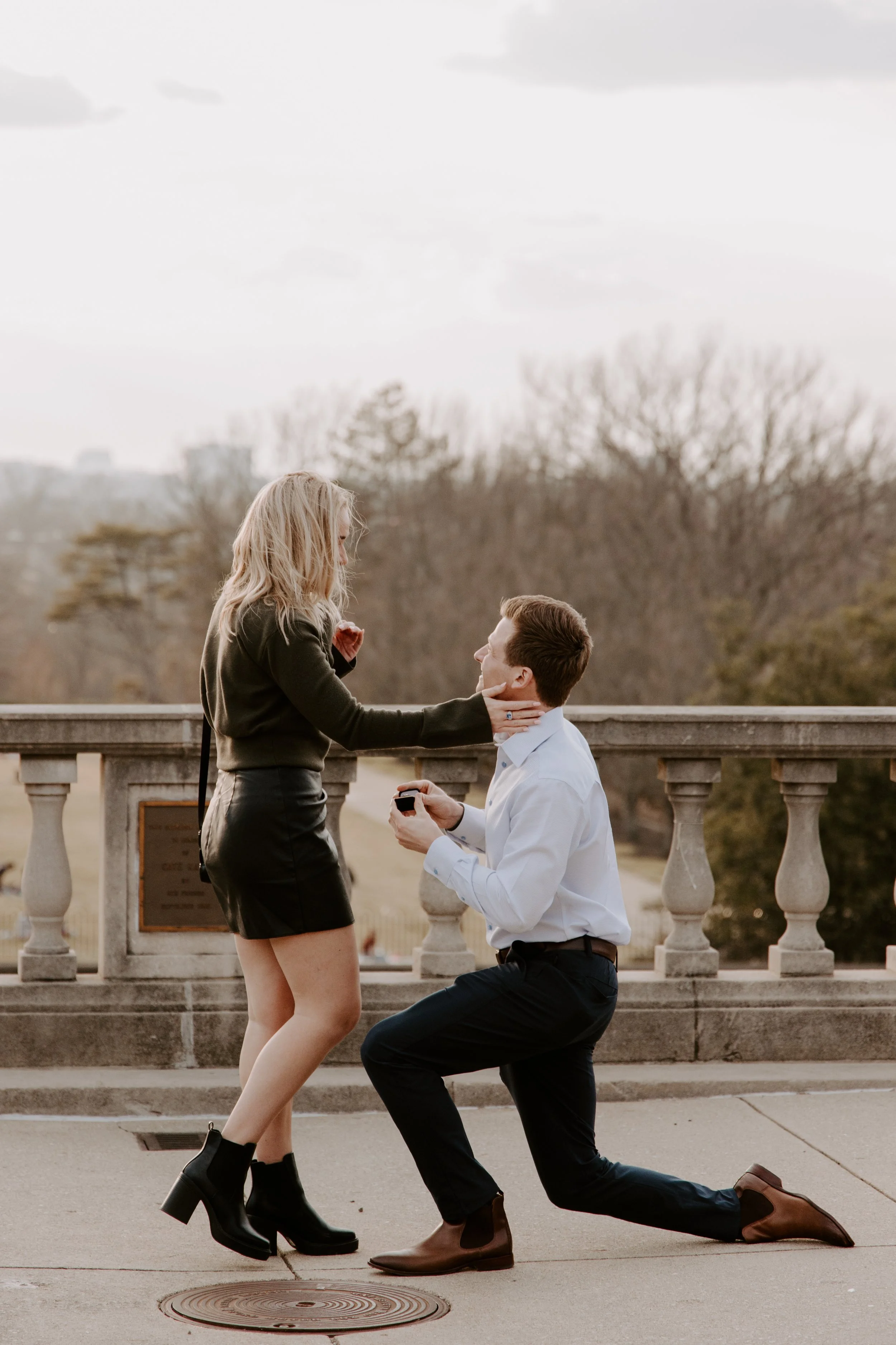 Mackenzie + Corey | Proposal in Ault Park Cincinnati.OH
