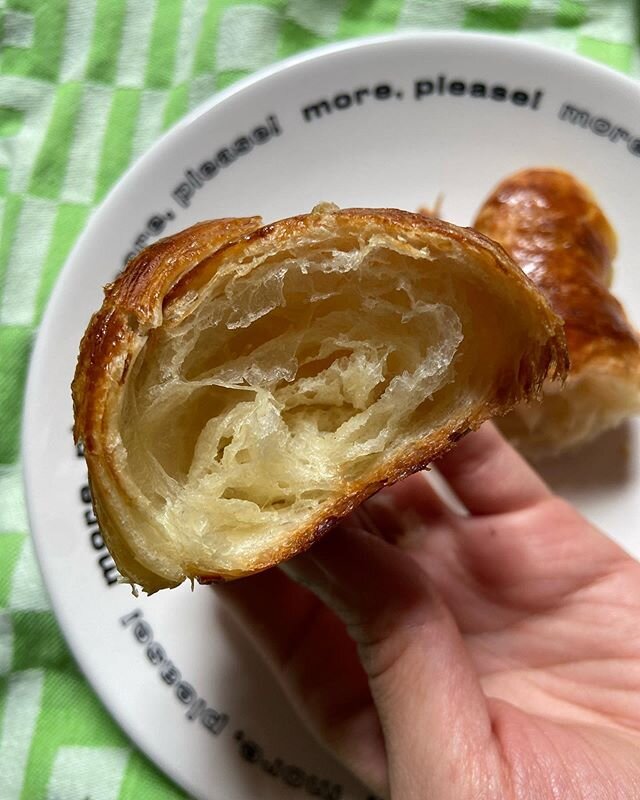Forgot to tell ya Vinny made croissants and they&rsquo;re a bunch of tiny stars if you can believe it ✨