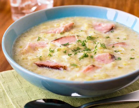 Potato, Ham and Leek Soup
