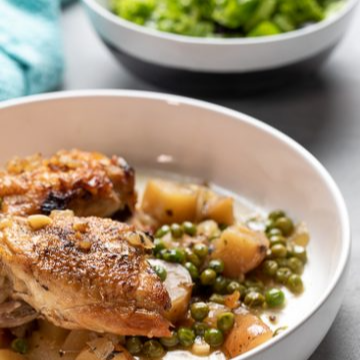 Slow Cooker Chicken Vesuvio