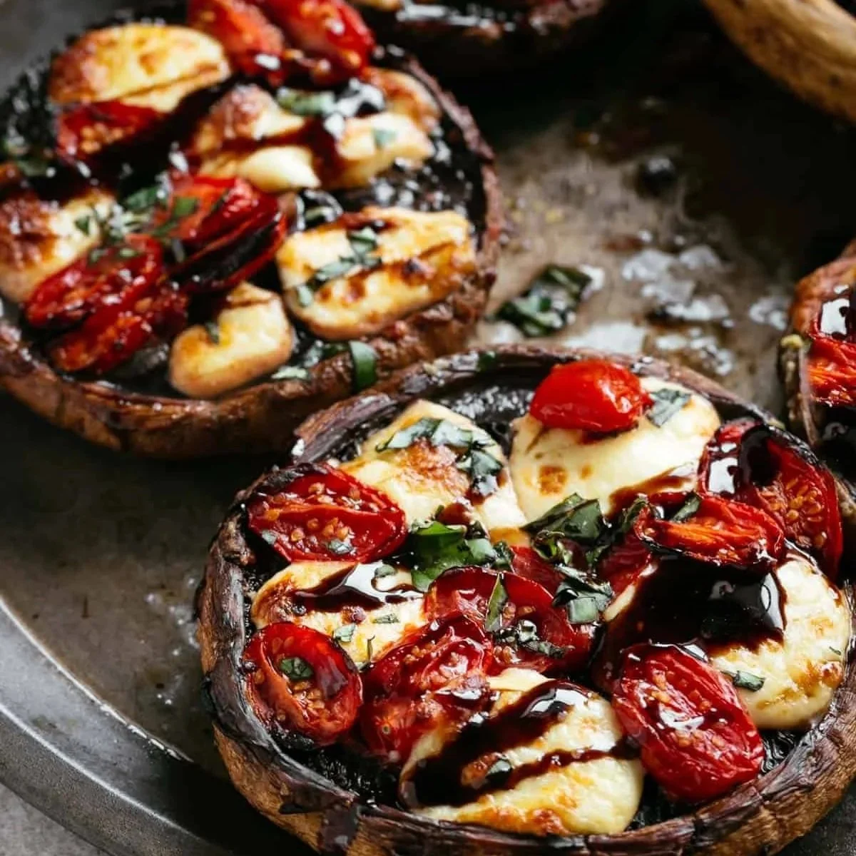 Caprese Portobello Mushrooms