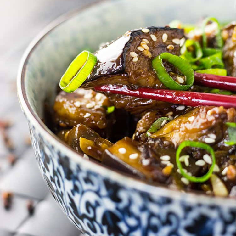 Stir Fried Beef with Eggplants