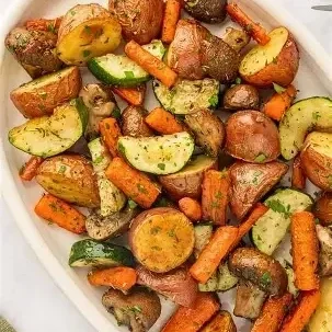 Seasonal Roasted Veggies and Potatoes