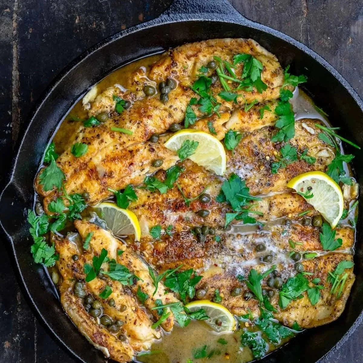 New: Lemony Piccata Chilean Seabass