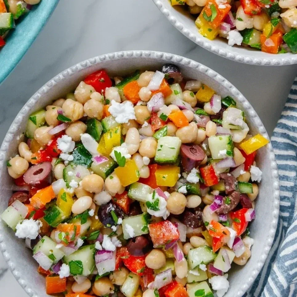 Dense Bean Salad (Mediterranean)