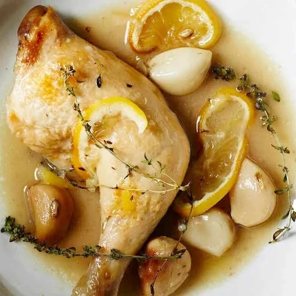 Chicken with 40 Cloves of Garlic
