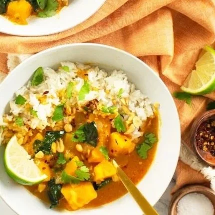Slow Cooker Butternut Squash Curry