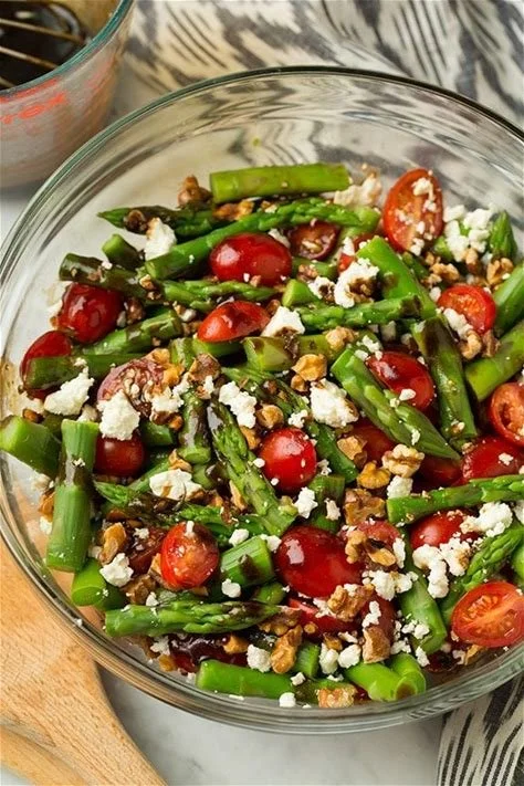 Asparagus, Tomato, and Feta Salad