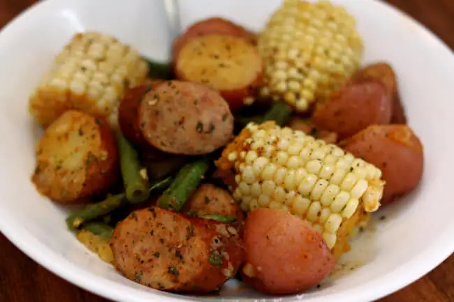 Slow Cooker Smoked Sausage Country Boil