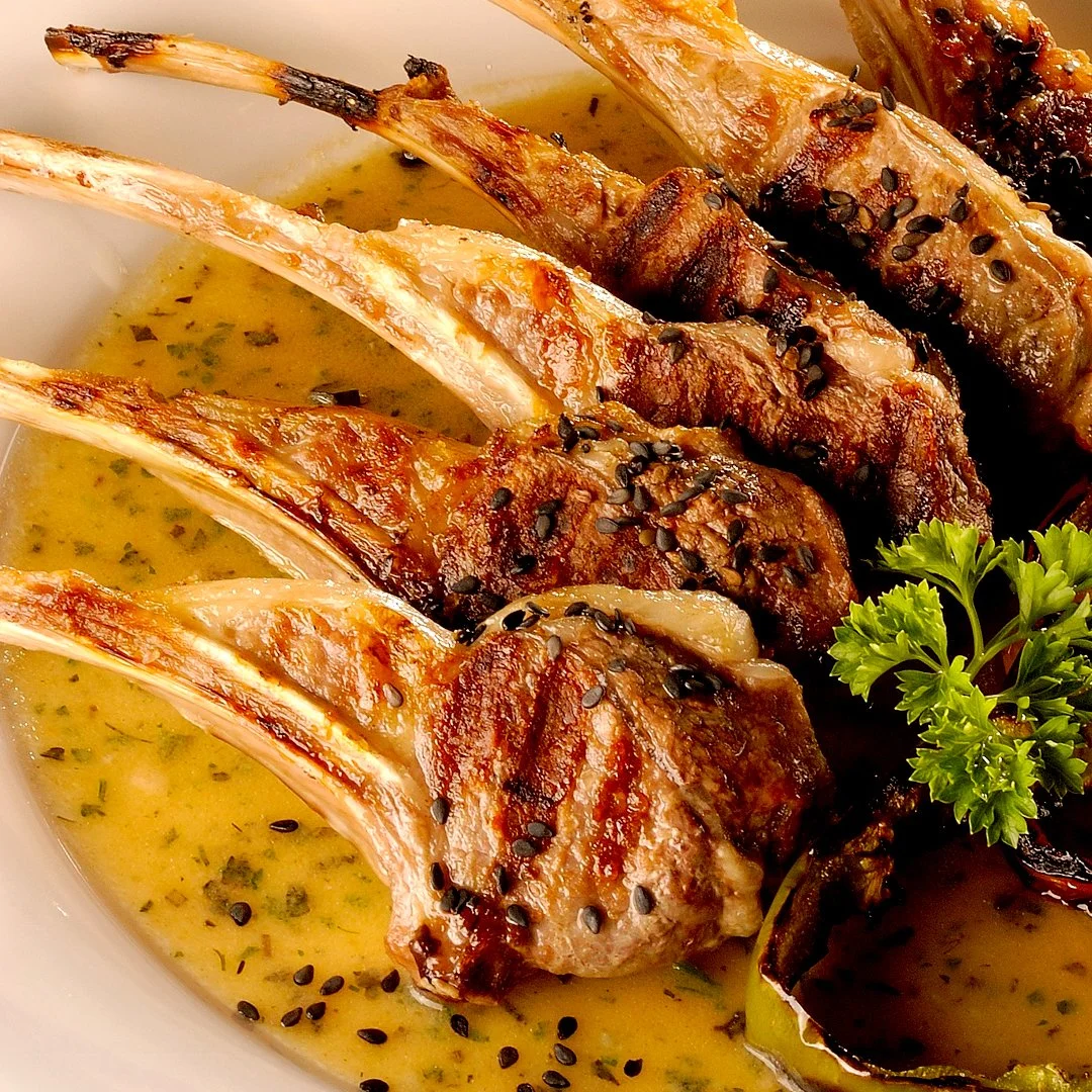 NEW Rack of Lamb with Mustard-Shallot Sauce