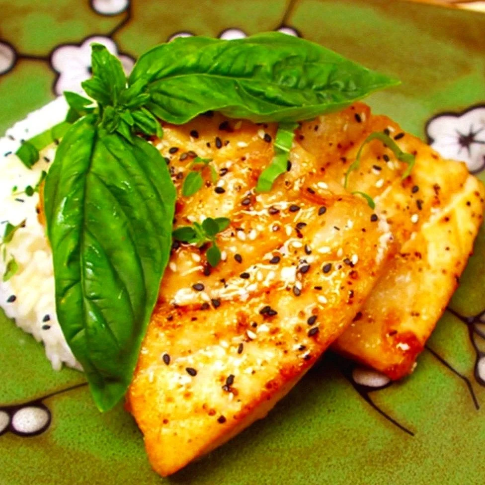 NEW: Pan-Seared Chilean Sea Bass with Asian Marinade