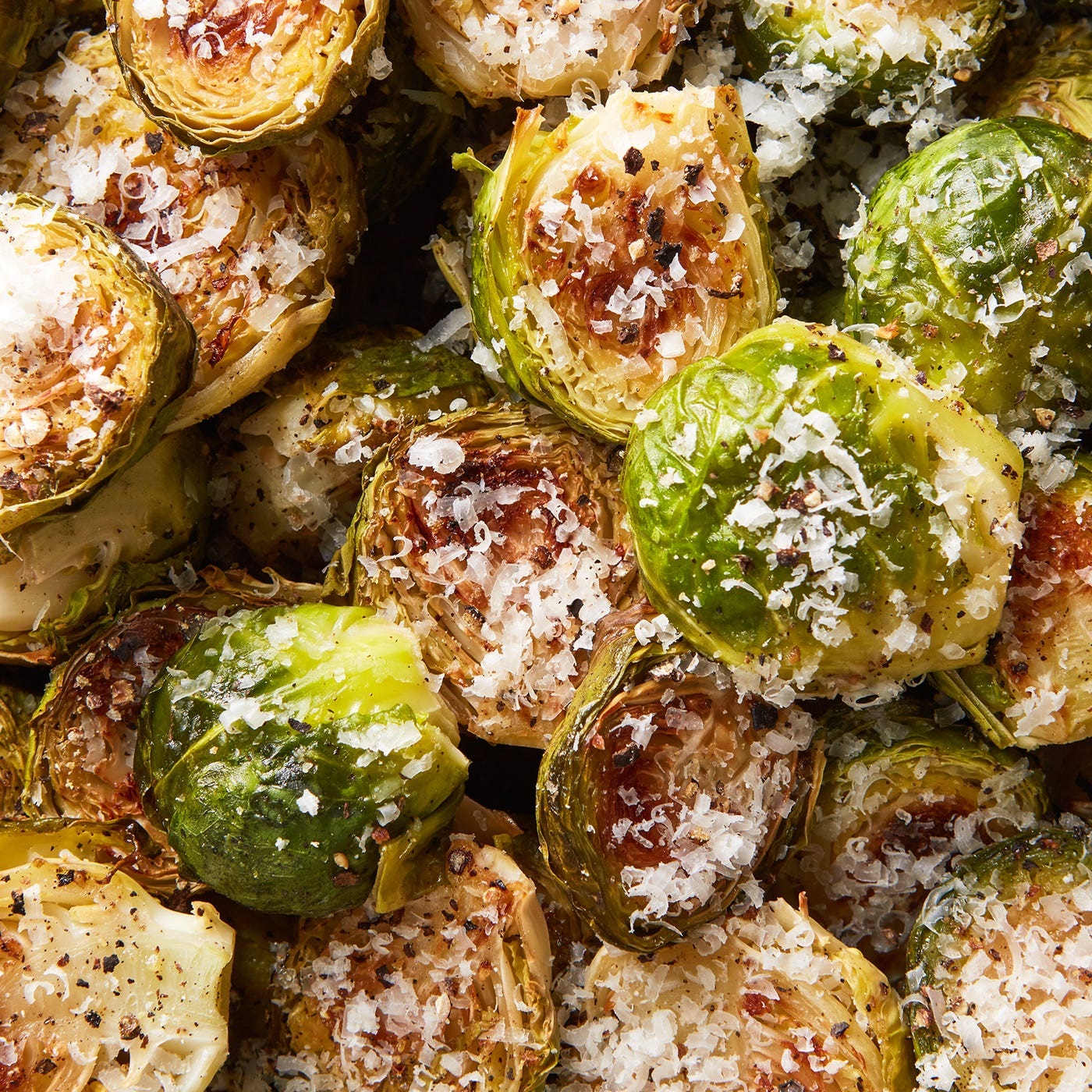 Cacio e Pepe Brussel Sprouts