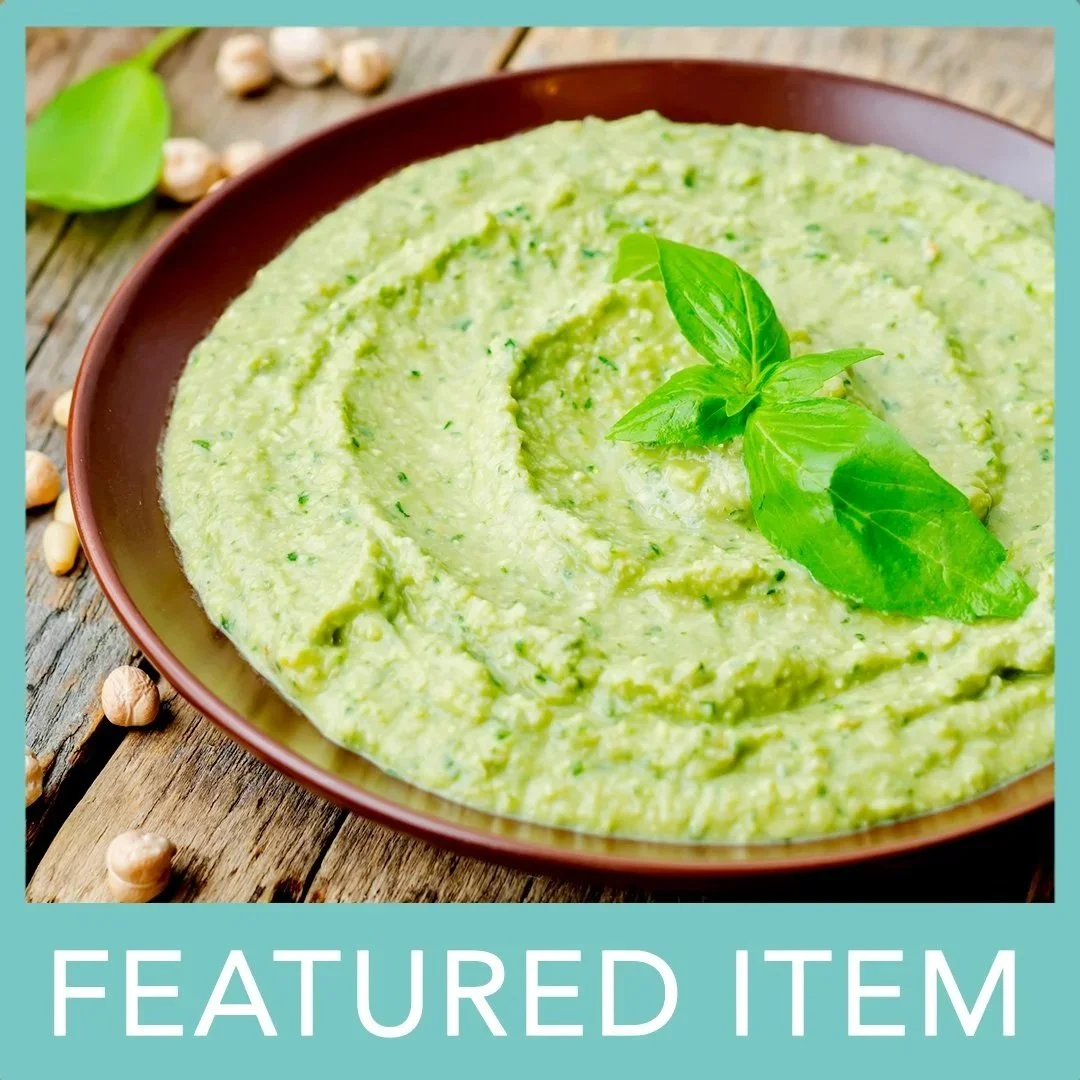 Basil Pesto Hummus