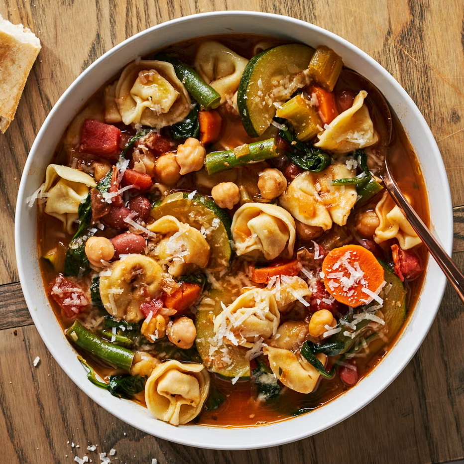 Creamy Tortellini Minestrone