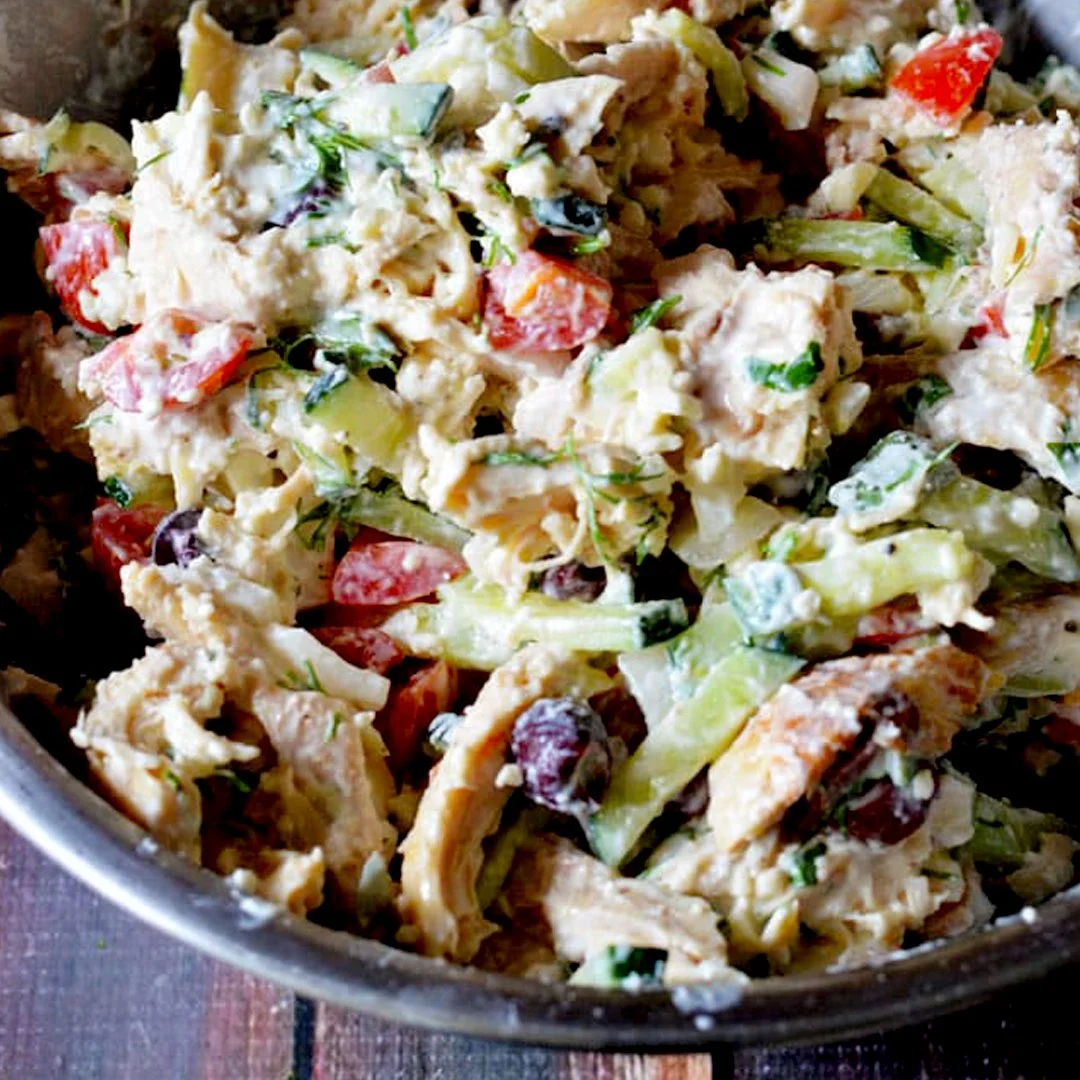 Ashley's Greek Tzatziki Chicken Salad