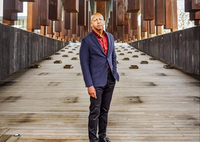 Bryan Stevenson, Founder of EJI, at the National Memorial For Peace and Justice.