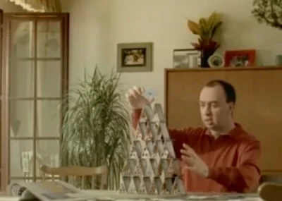    Francaise des jeux _ chateau de cartes   