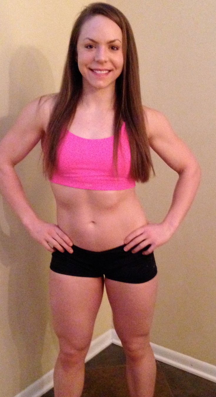 2013: Around the time that I discovered flexible dieting and slowly transitioned into CONSISTENT eating patterns along with a solid weight lifting program that emphasized heavy compound lifts such as squat and deadlift. Before this time, I never lifted heavy for the fear of "bulking up" and was told my legs would not look good from squatting heavy ;) I reverse dieted from May of 2013 until April of 2014.