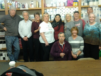 Local American Red Cross volunteers who packed bags!!