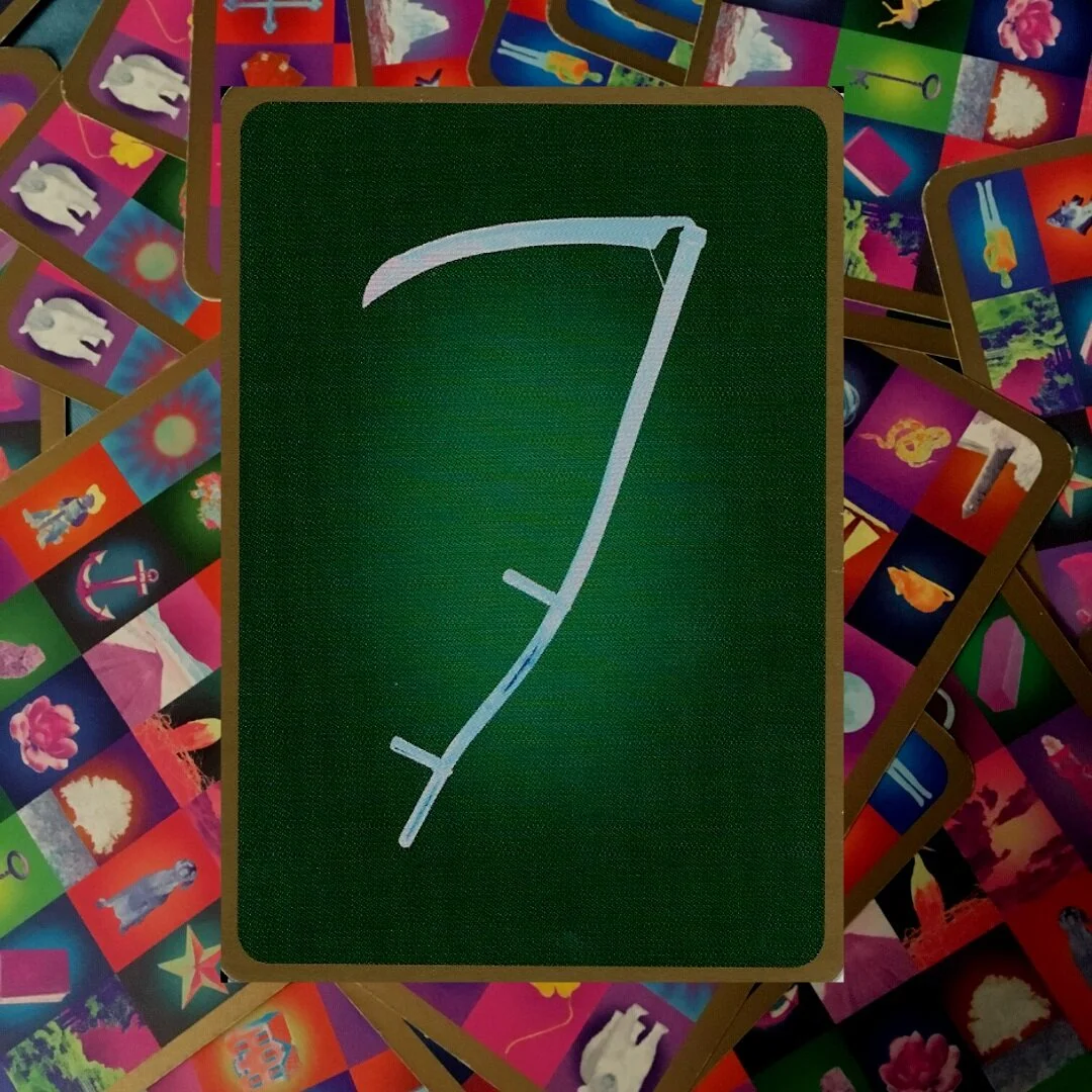 The Scythe - Lenormand Card Meanings, Combinations, and Example Spreads