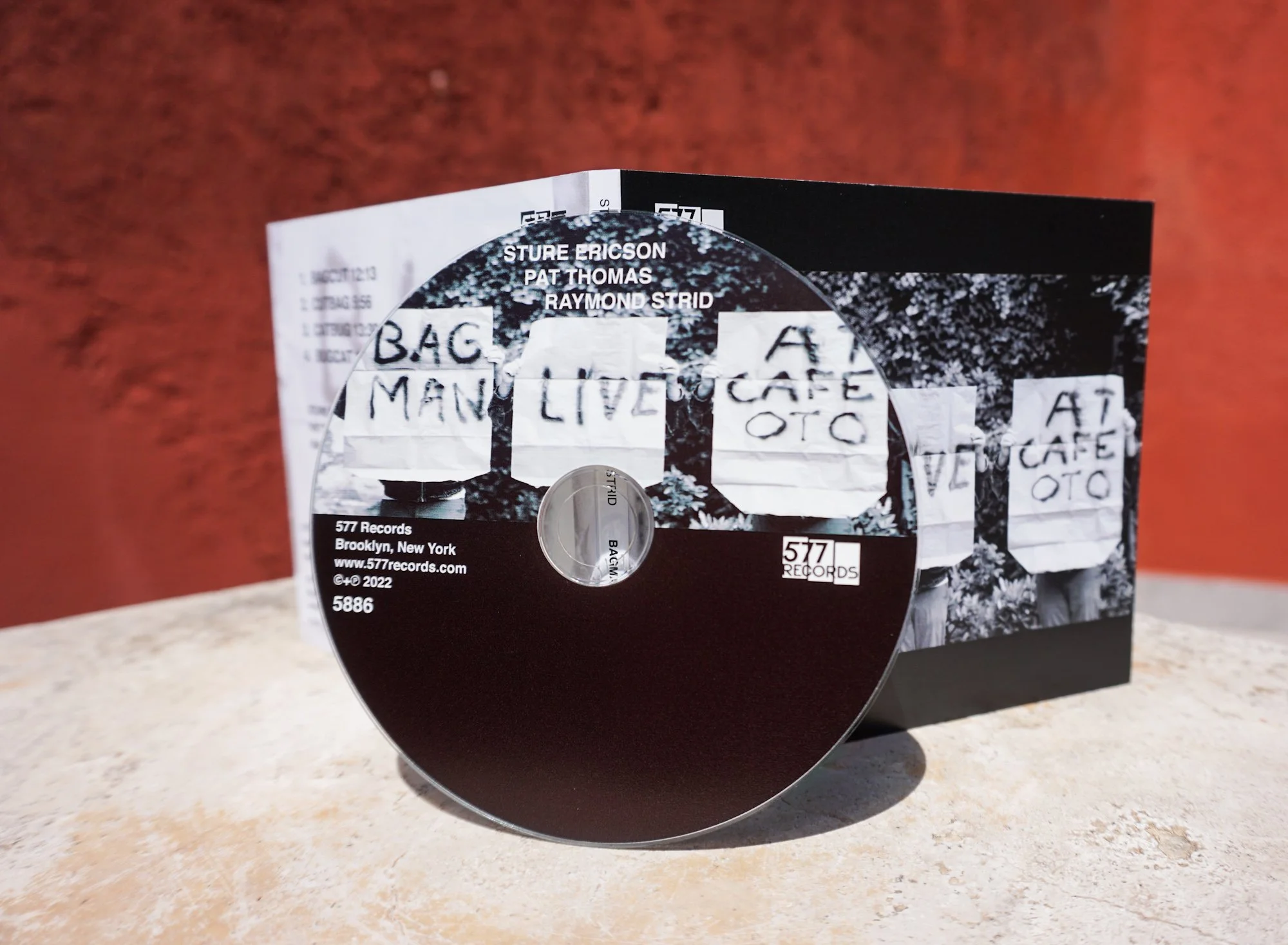Sture Ericson, Pat Thomas, Raymond Strid :: Bagman Live at Cafe Oto Digipak - First pressing
