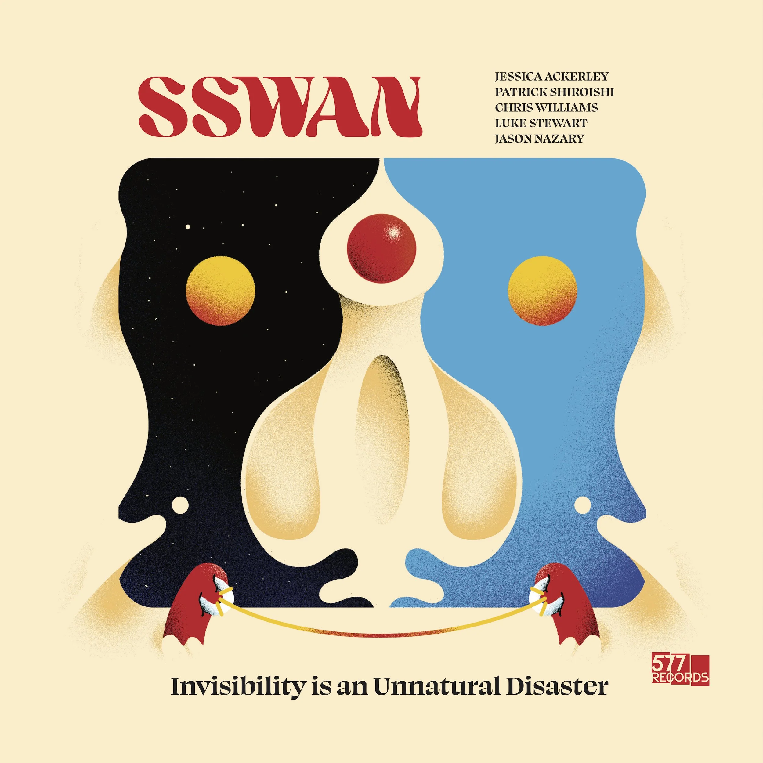 Jessica Ackerley, Patrick Shiroishi, Chris Williams, Luke Stewart, Jason Nazary :: SSWAN: Invisibility is an Unnatural Disaster