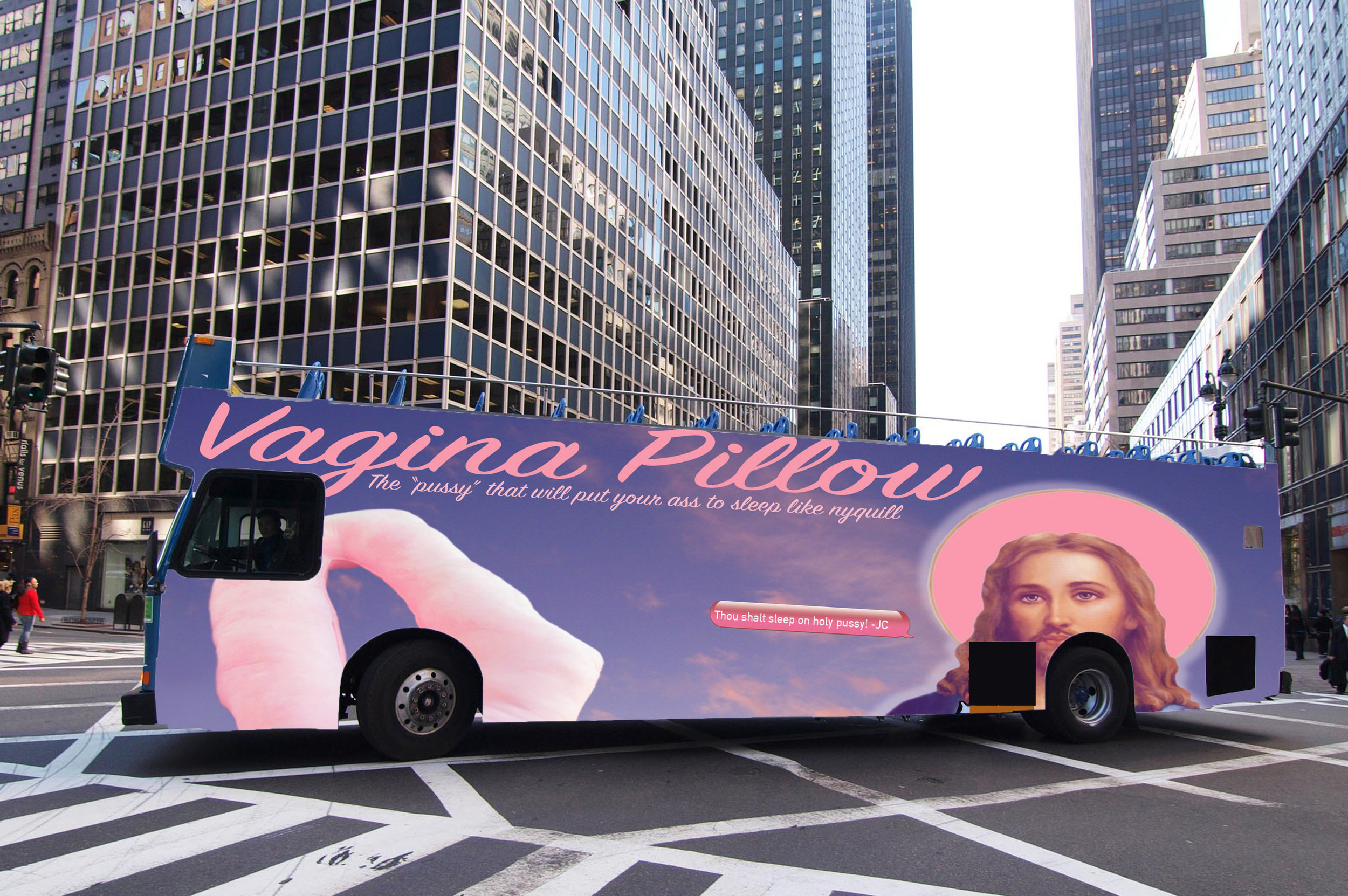 Vulva Pillow bus advertisement.jpg