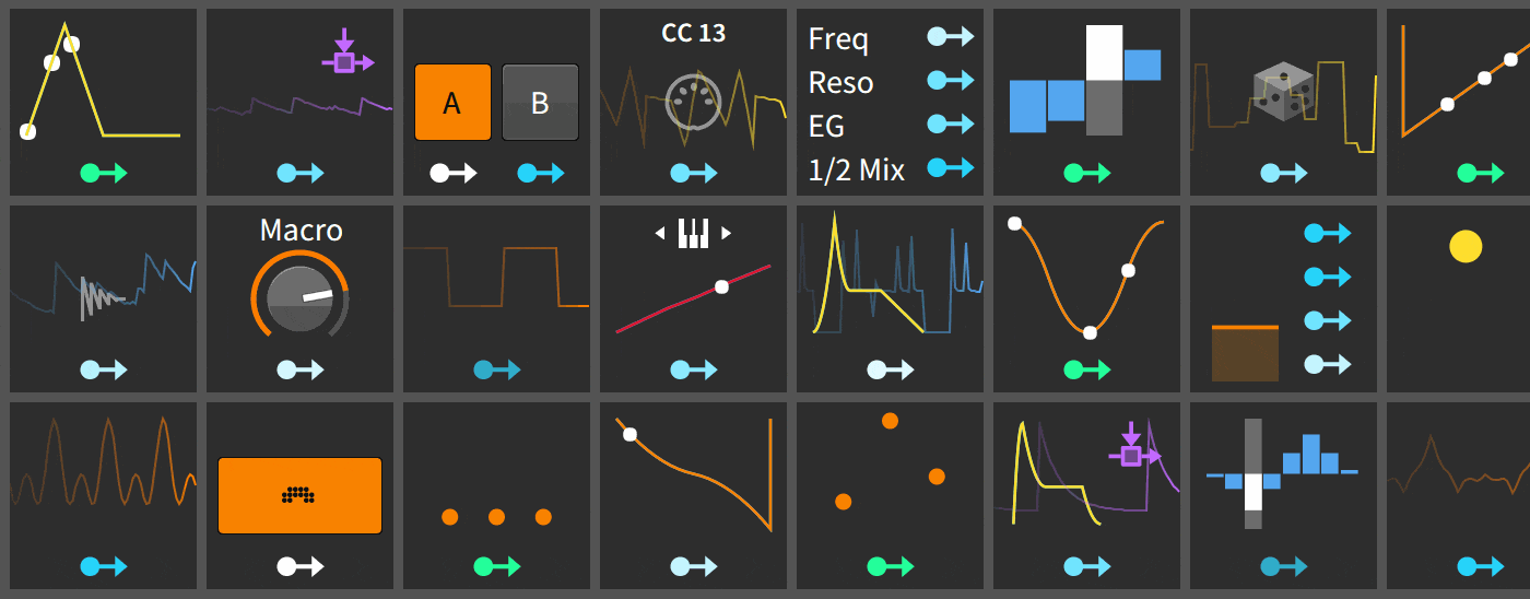 I Bitwig Studio 2.0 får vi stifta närmare bekantskap med ett stort gäng Modulators.