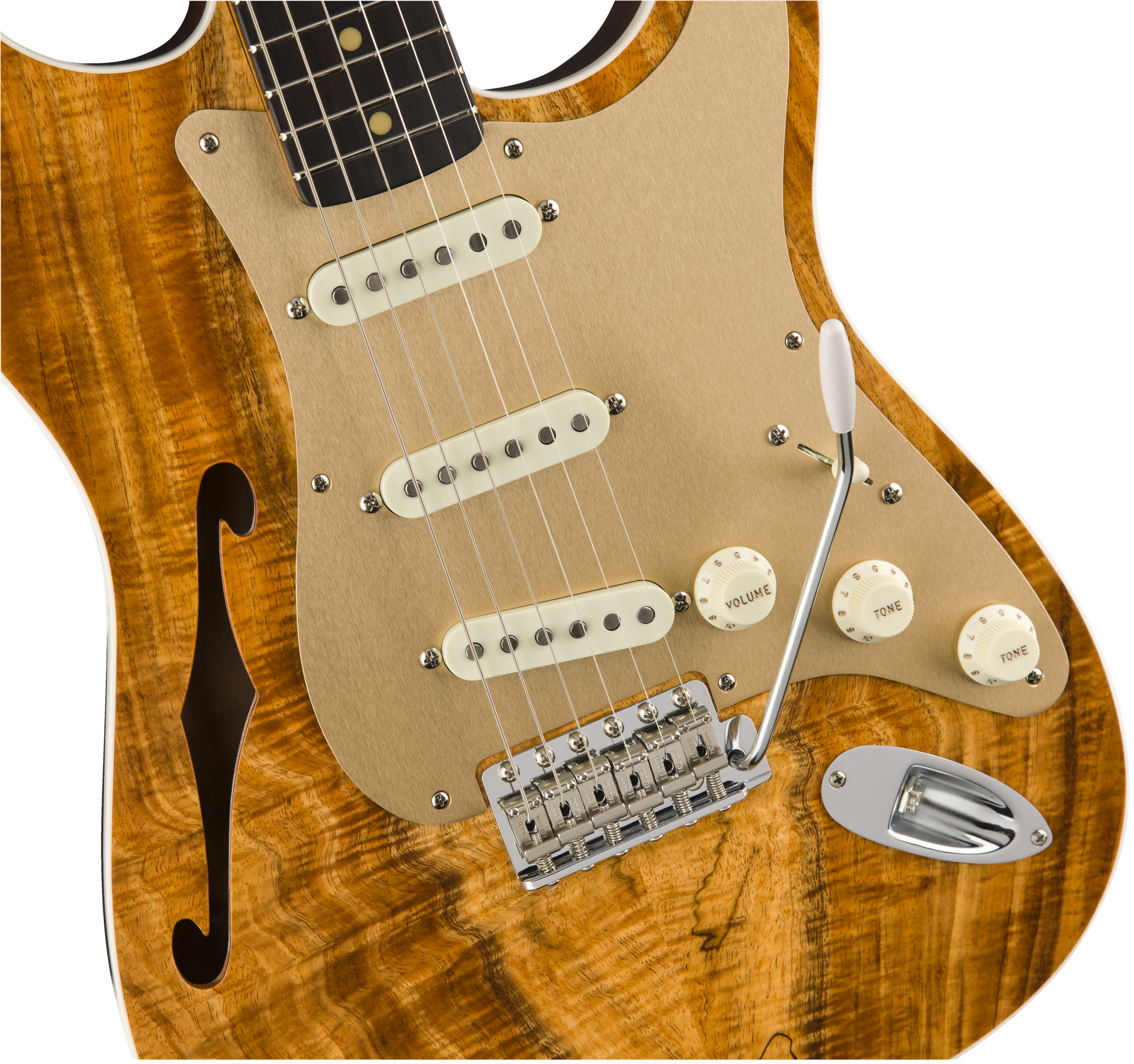 Fender Custom Shop 2017 Artisan Thinline Koa Strat – NOS
