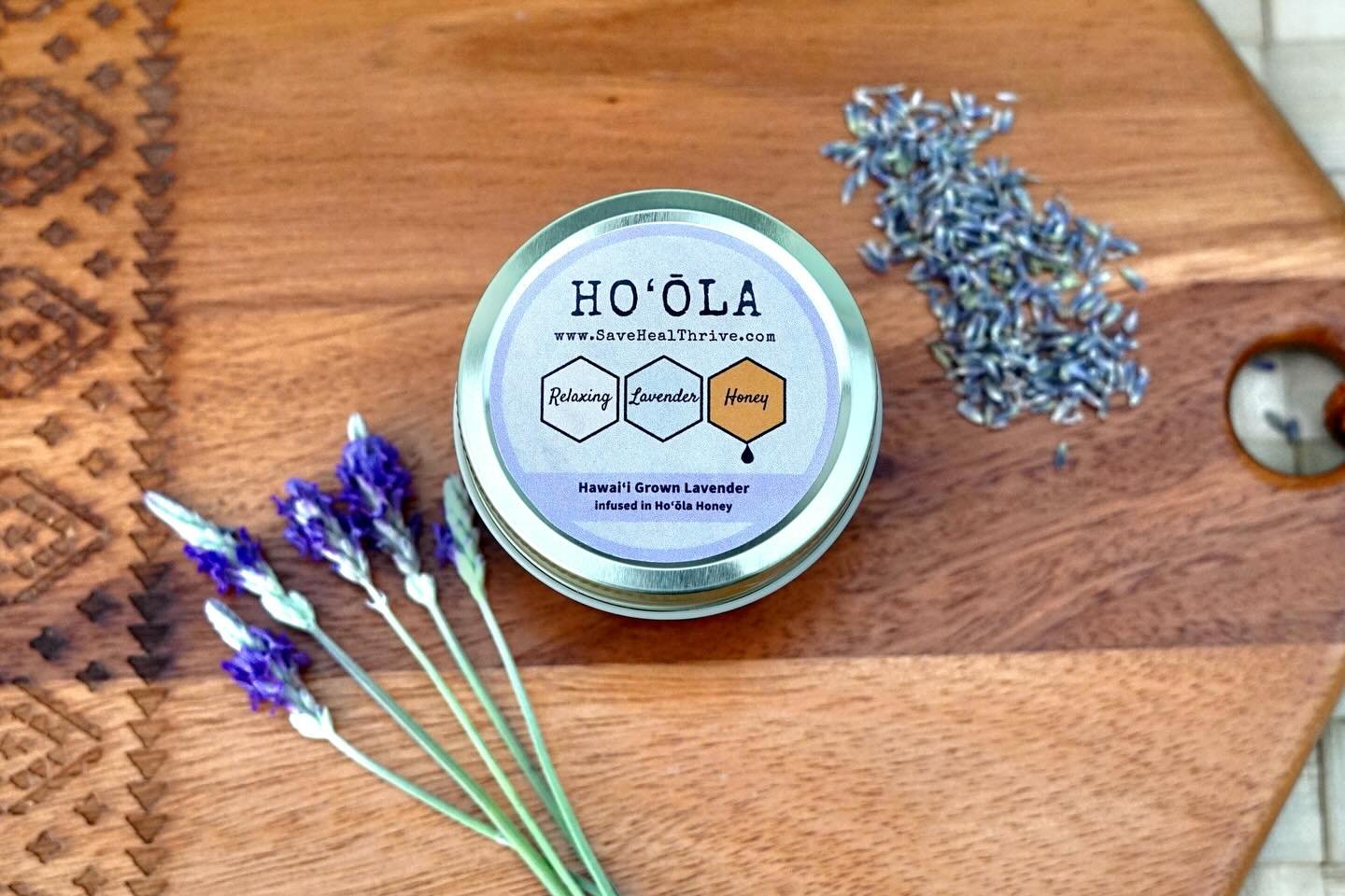 Indulge in our newest Lavender Honey 💜

Infused with Hawaiʻi grown lavender from @waimeaherbco, this sweet addition to the Hoʻōla honey line up has a slightly floral taste with the calming &amp; relaxing effects of lavender that we all know and love