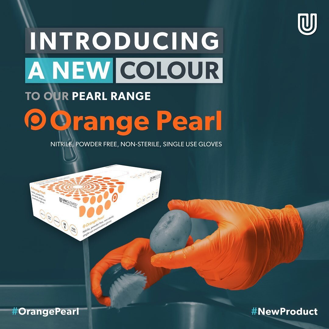 Unigloves New Product // Orange Pearl

Our popular Pearl range is getting a new addition! Introducing Orange Pearl, a new vibrant colourway in Unigloves Pearl rainbow nitrile disposable glove range.

Our Pearl range is resistant to a variety of chemi