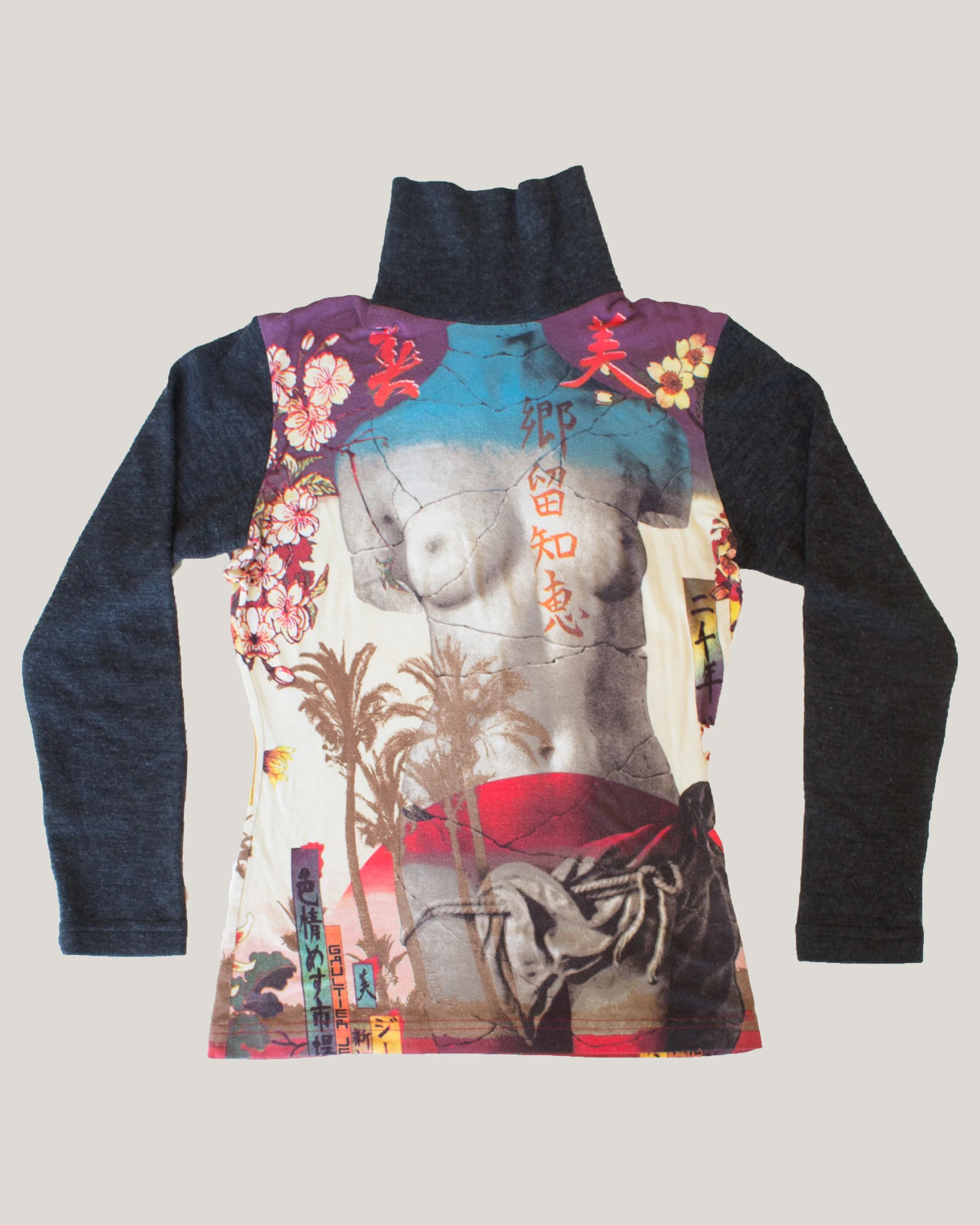 Jean Paul Gaultier Jean’s Bust Print Top
