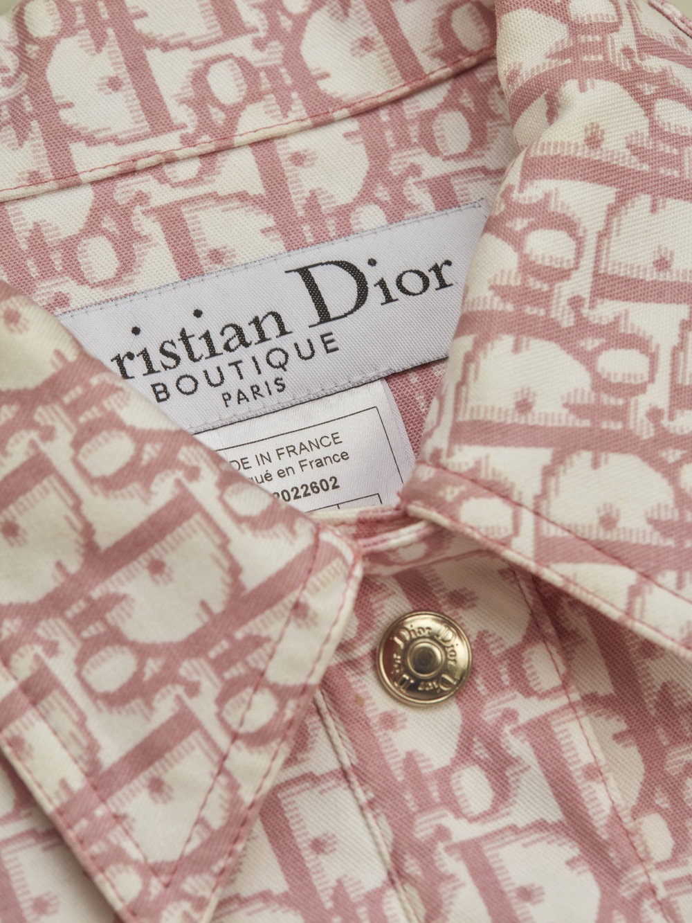 Dior Pink Monogram Vest c. 2005 — PALINDROME PARIS