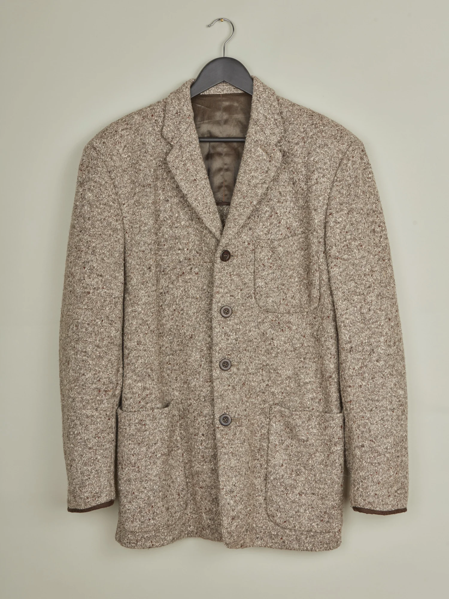 Jean Paul Gaultier Mens Oversized Tweed Blazer c. 1990
