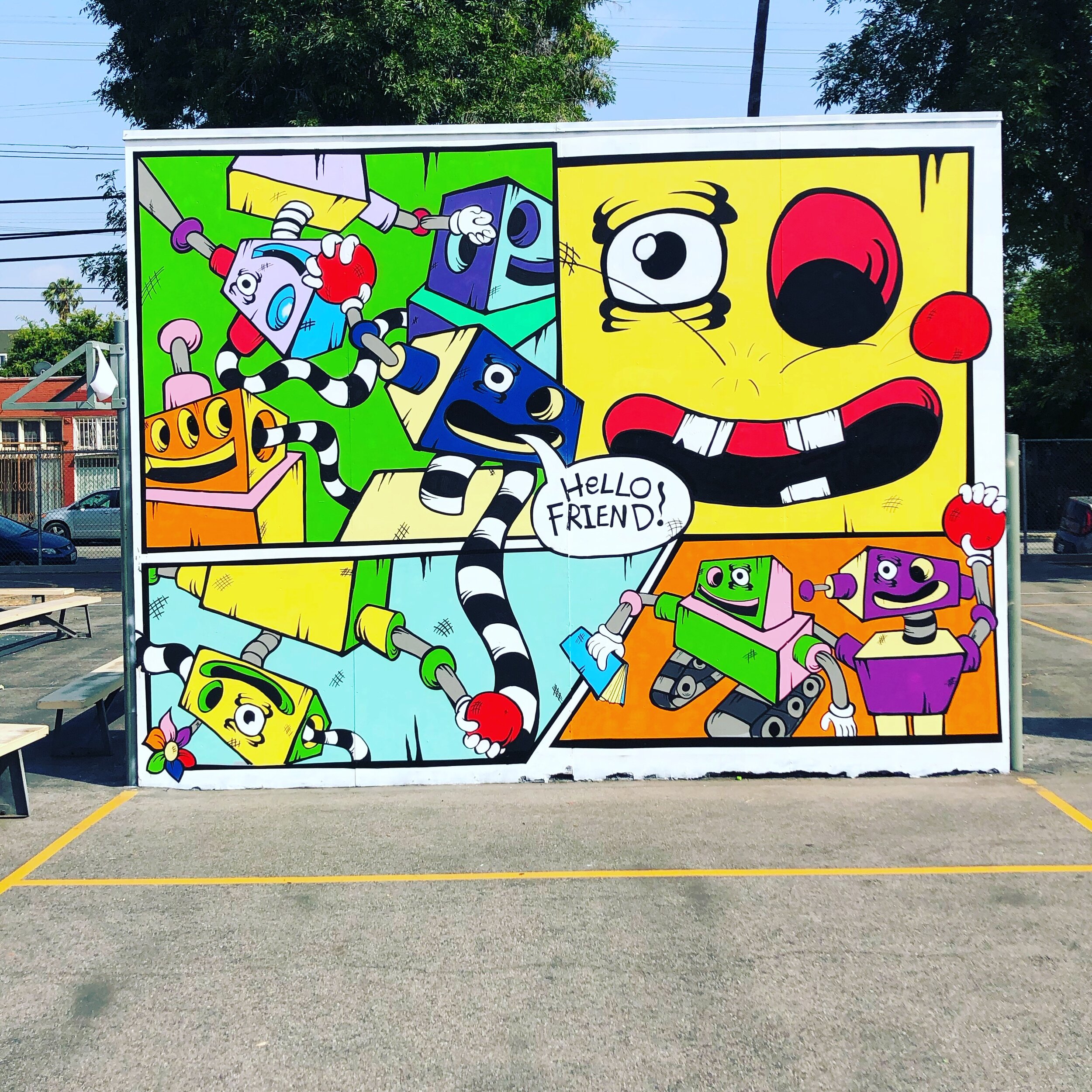 Handball Court in Monte Vista, California