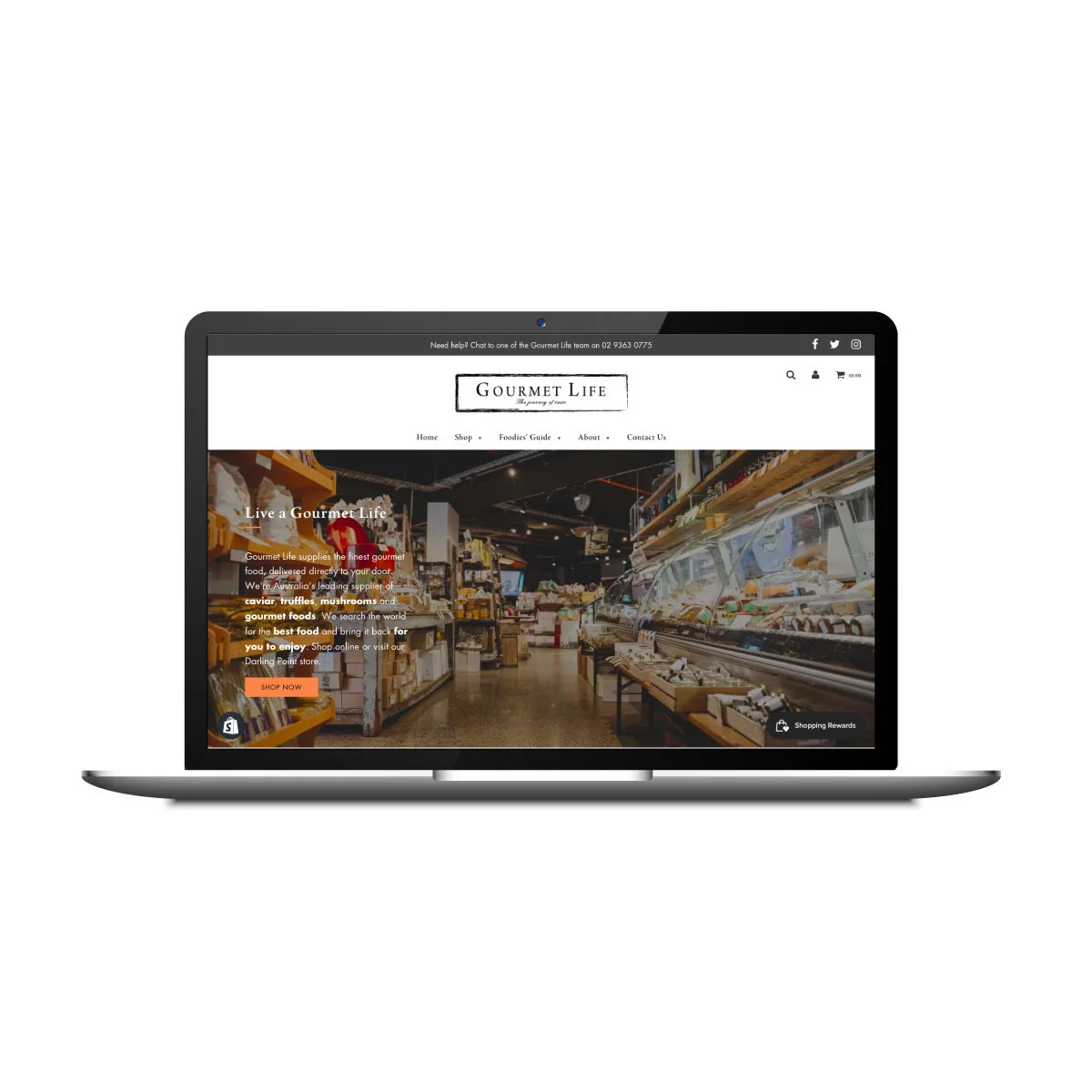 Gourmet Life Website